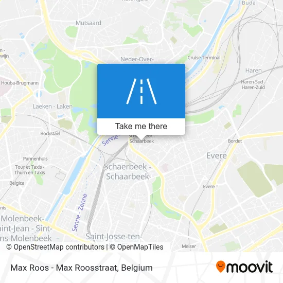 Max Roos - Max Roosstraat map