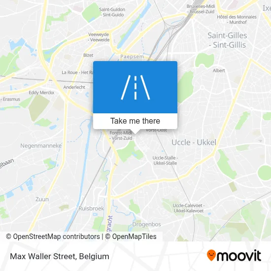 Max Waller Street map