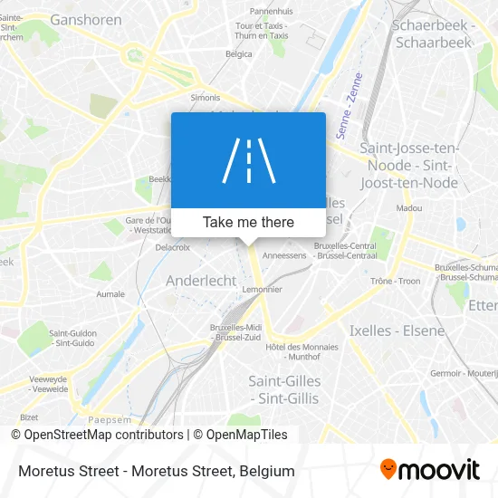 Moretus Street - Moretus Street map