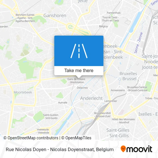 Rue Nicolas Doyen - Nicolas Doyenstraat map