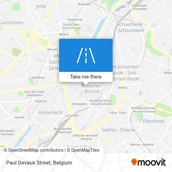 Paul Devaux Street map