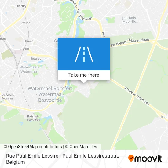 Paul Emile Lessire Street map