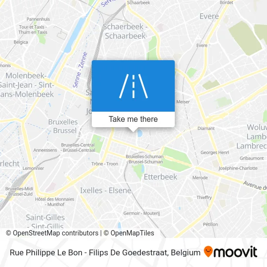 Philippe the Good Street - Philip the Good Street map