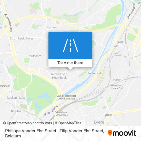Philippe Vander Elst Street - Filip Vander Elst Street map