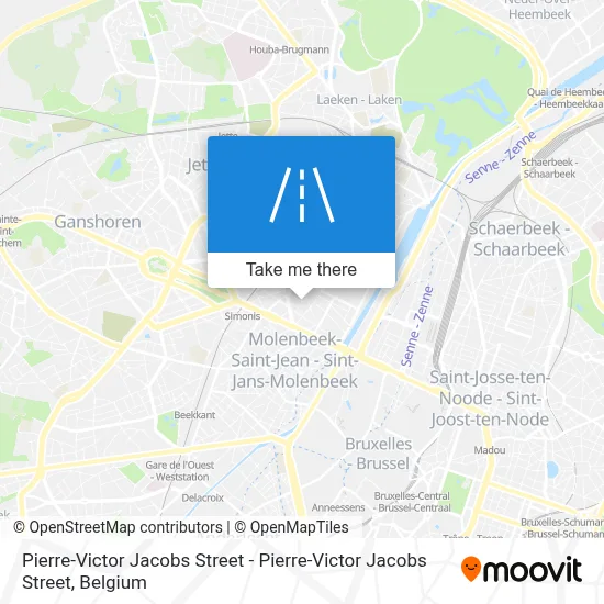 Pierre-Victor Jacobs Street - Pierre-Victor Jacobs Street map