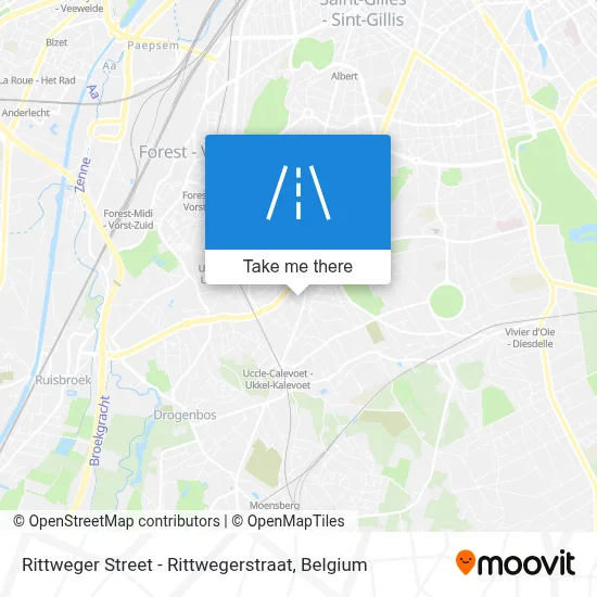 Rittweger Street - Rittwegerstraat map