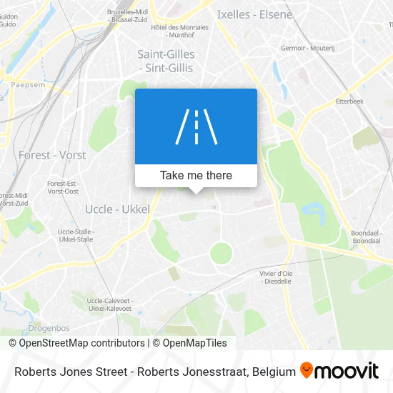 Roberts Jones Street - Roberts Jonesstraat map