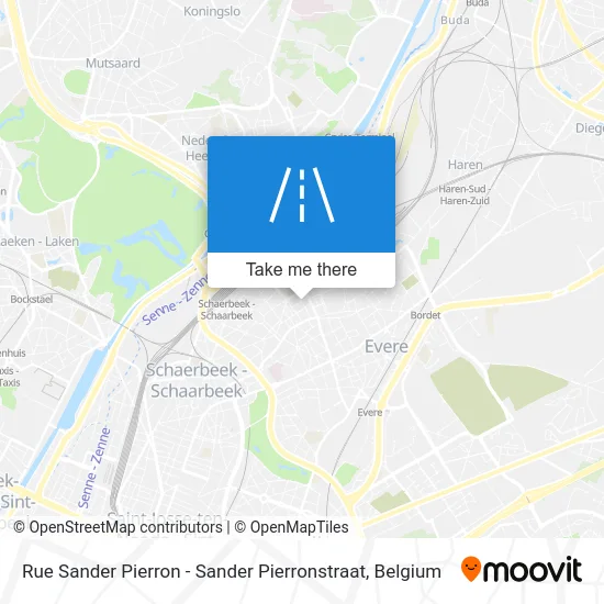 Sander Pierron Street map