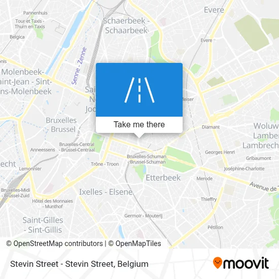 Stevin Street - Stevin Street map