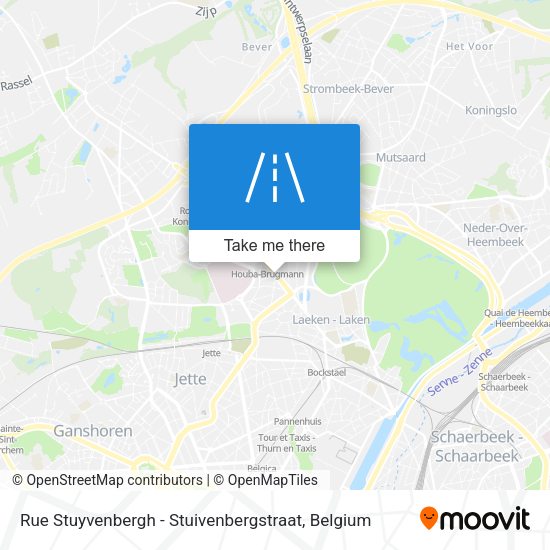 Rue Stuyvenbergh - Stuivenbergstraat plan