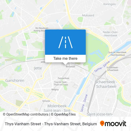 Thys-Vanham Street - Thys-Vanham Street map