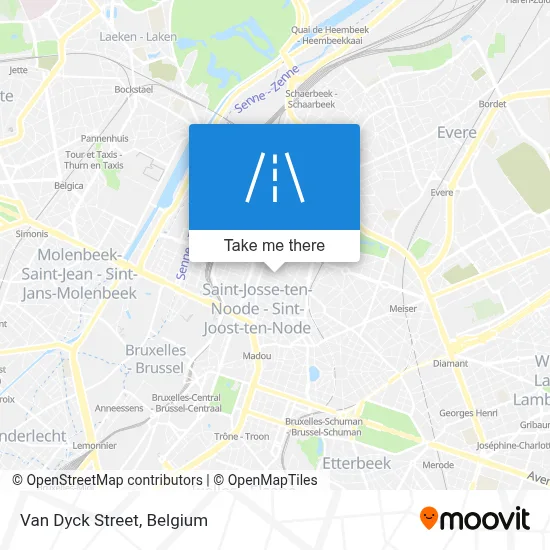 Van Dyck Street map