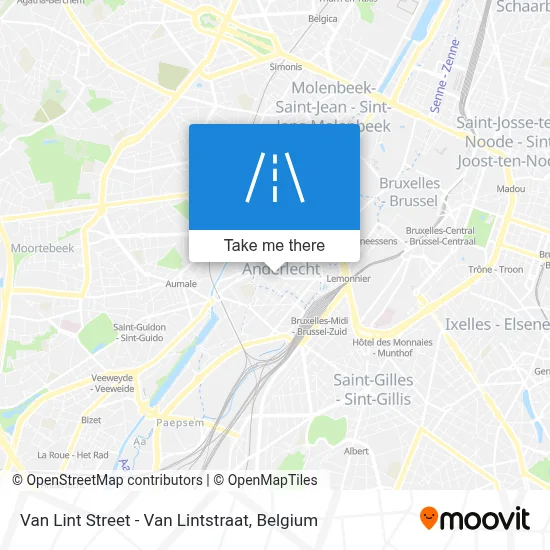 Van Lint Street - Van Lintstraat map