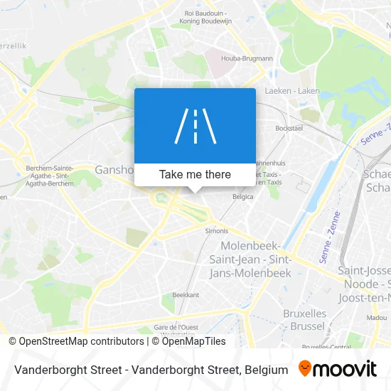 Vanderborght Street - Vanderborght Street map