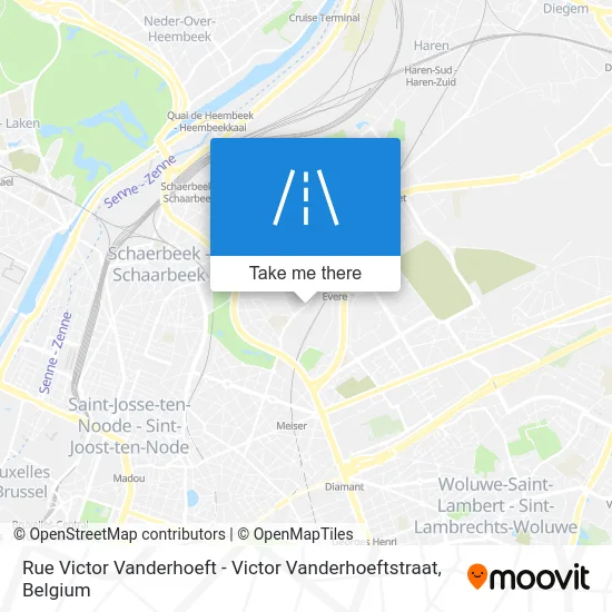 Victor Vanderhoeft Street map