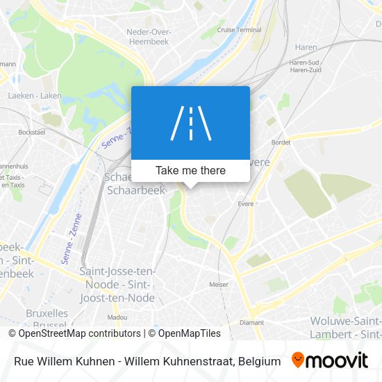 Rue Willem Kuhnen - Willem Kuhnenstraat map