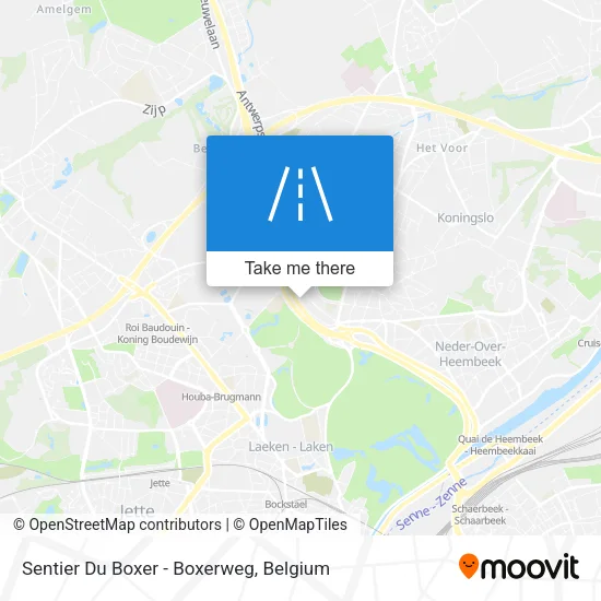 Sentier Du Boxer - Boxerweg map