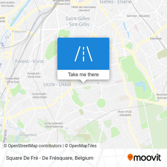 Square De Fré - De Frésquare plan