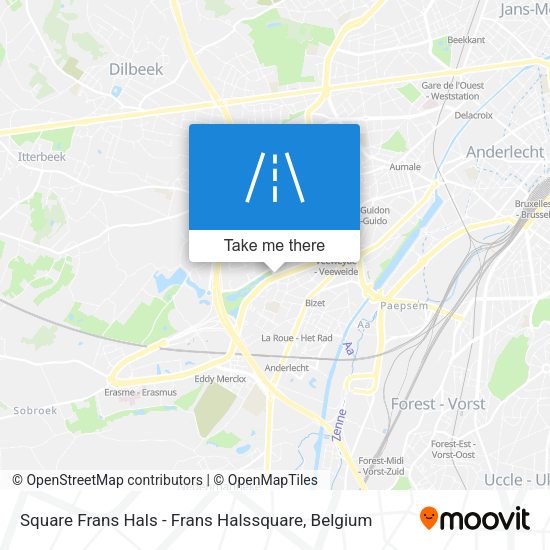 Square Frans Hals - Frans Halssquare plan