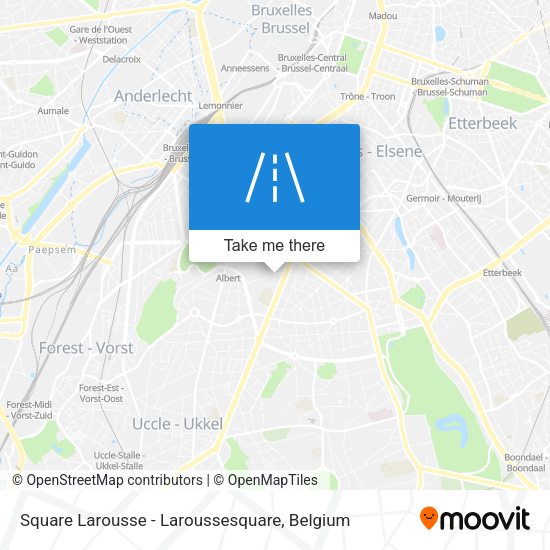 Square Larousse - Laroussesquare map