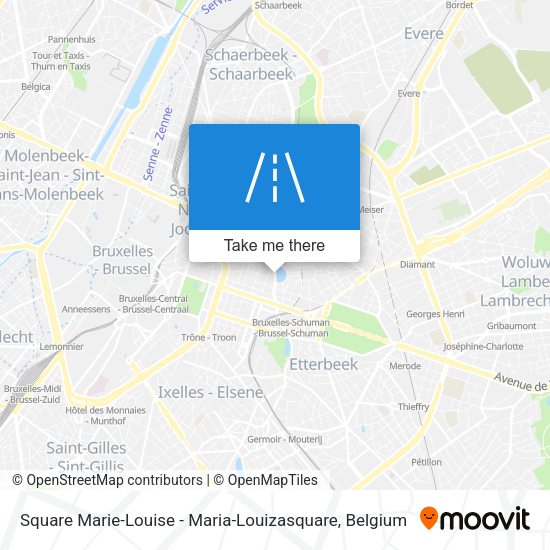 Square Marie-Louise - Maria-Louizasquare plan