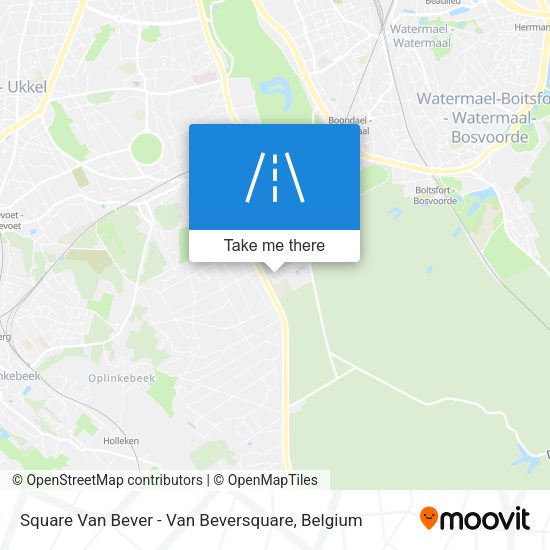 Square Van Bever - Van Beversquare plan