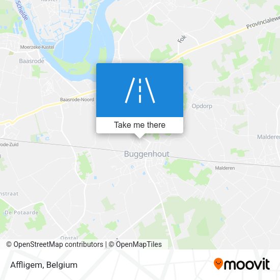 Affligem map