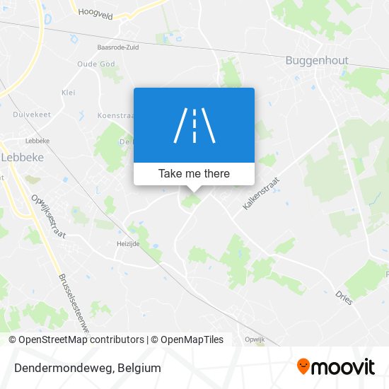 Dendermondeweg map