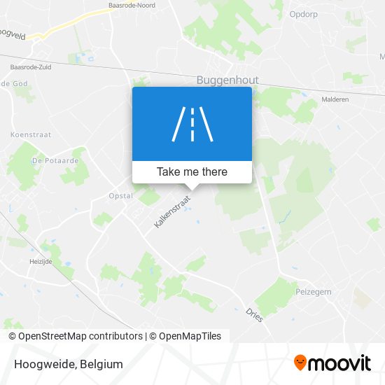 Hoogweide map