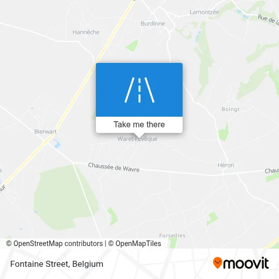 Fontaine Street map