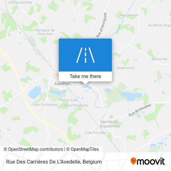 Rue Des Carrières De L'Avedelle map
