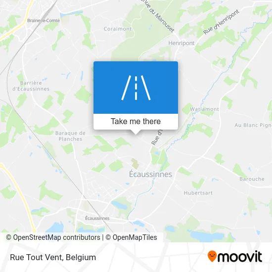 Tout Vent Street map