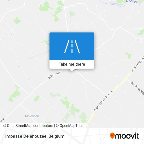 Impasse Delehouzée map