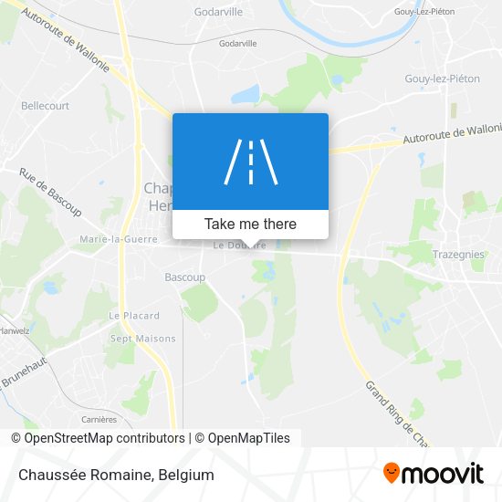 Chaussée Romaine plan
