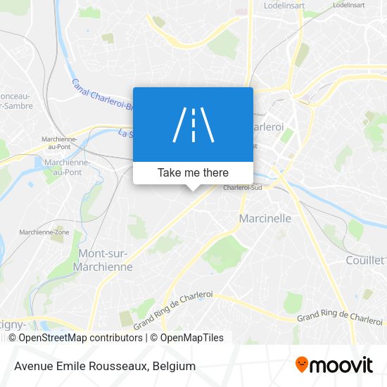 Avenue Emile Rousseaux map