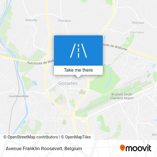 Avenue Franklin Roosevelt map