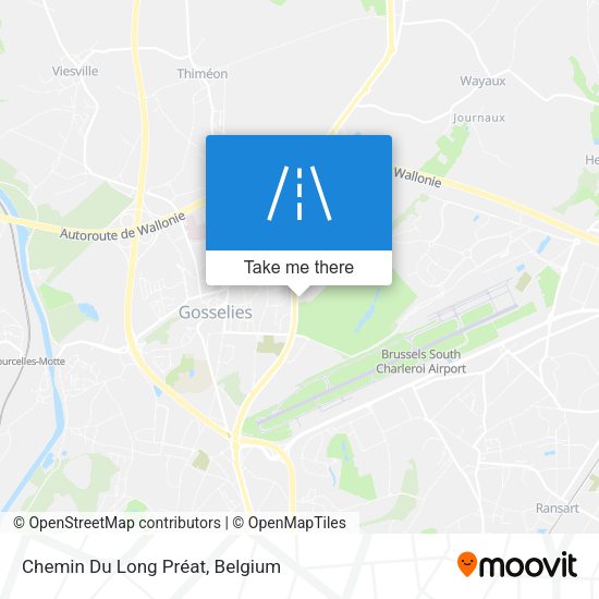 Chemin Du Long Préat map
