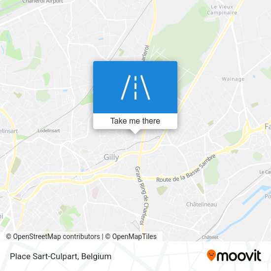 Place Sart-Culpart plan