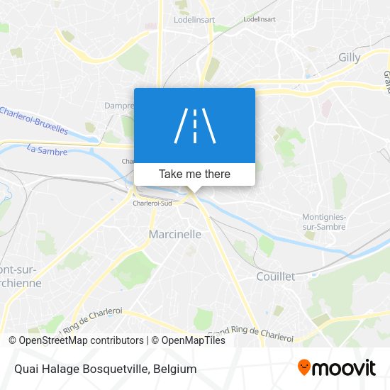 Quai Halage Bosquetville map