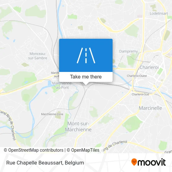 Chapelle Beaussart Street map