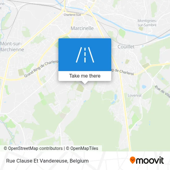 Rue Clause Et Vandereuse map