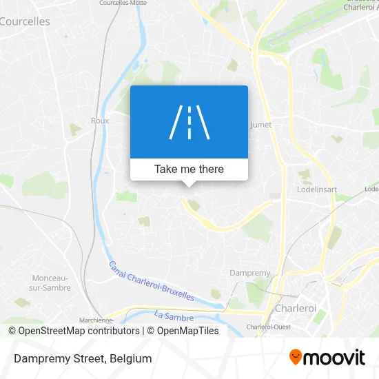 Dampremy Street map