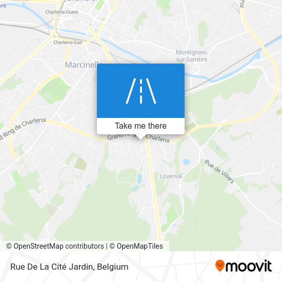 Rue De La Cité Jardin map