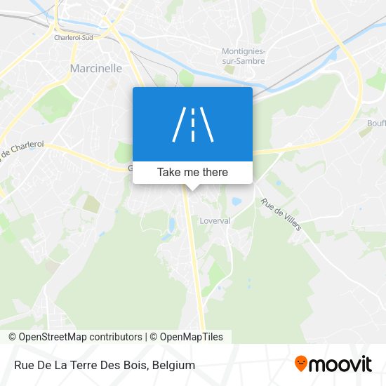 Rue De La Terre Des Bois plan