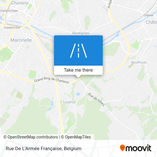 Rue De L'Armée Française plan