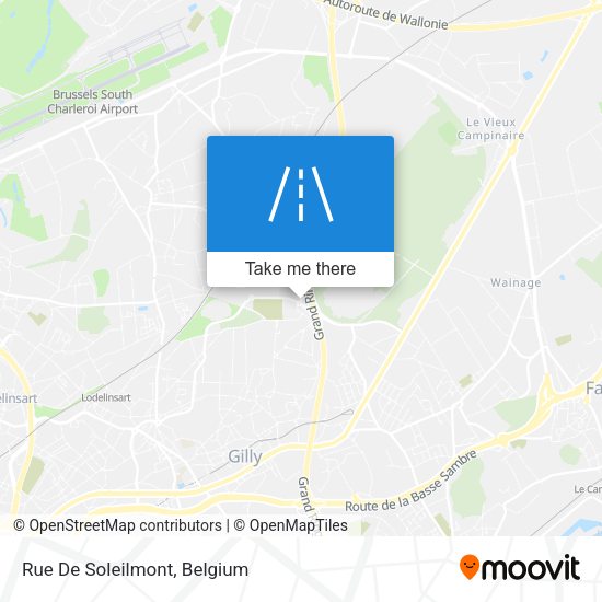Rue De Soleilmont plan