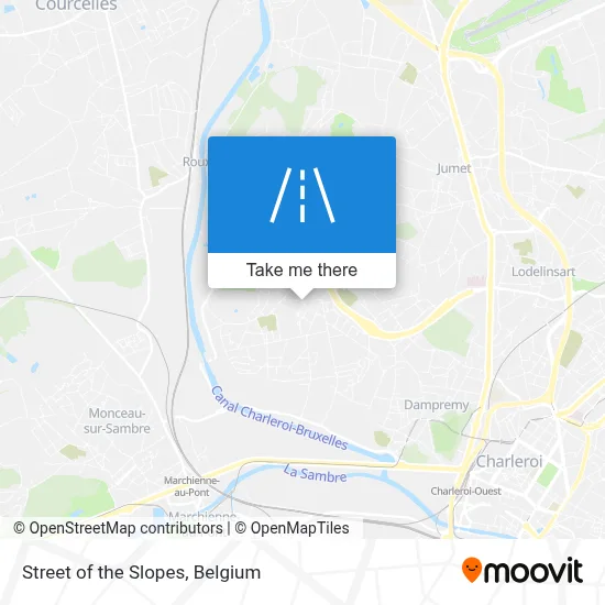Street of the Slopes map