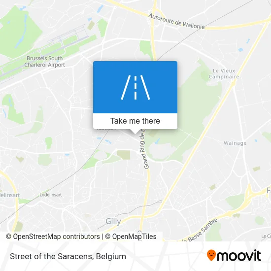 Street of the Saracens map