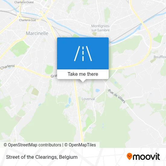 Street of the Clearings map