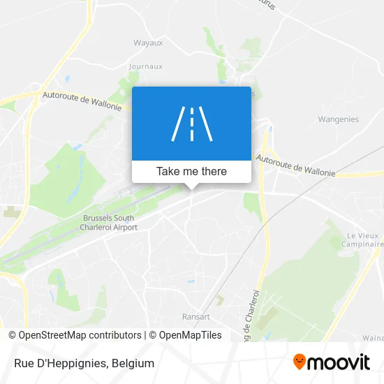 Heppignies Street map